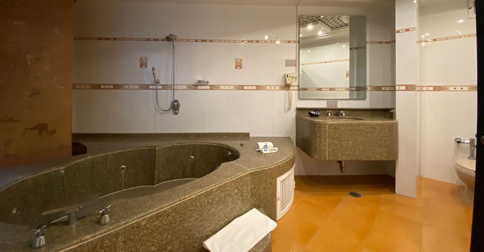 Deluxe Double Room | Bathroom | Shower, free toiletries, towels, soap