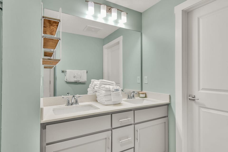 Master bathroom vanity