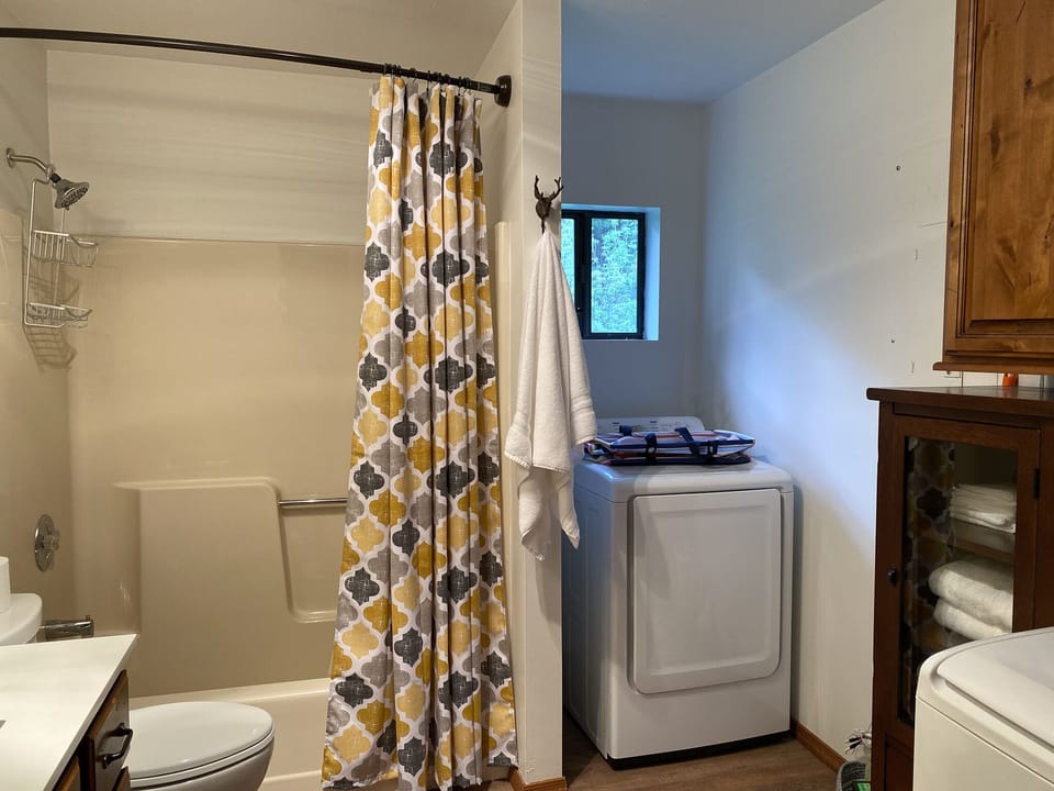 Full size washer/dryer for extended stays