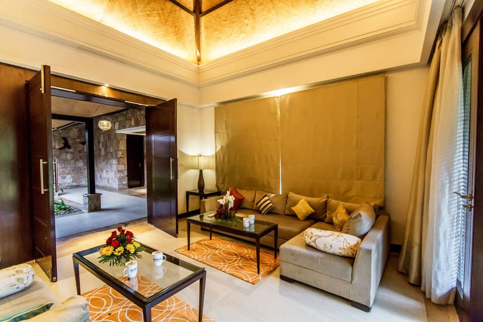 Presidential Villa, 3 Bedrooms, Mountain View, Garden Area | Living area | 55-inch LCD TV with satellite channels, TV, toys