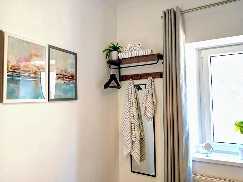 Bedroom  hanging space