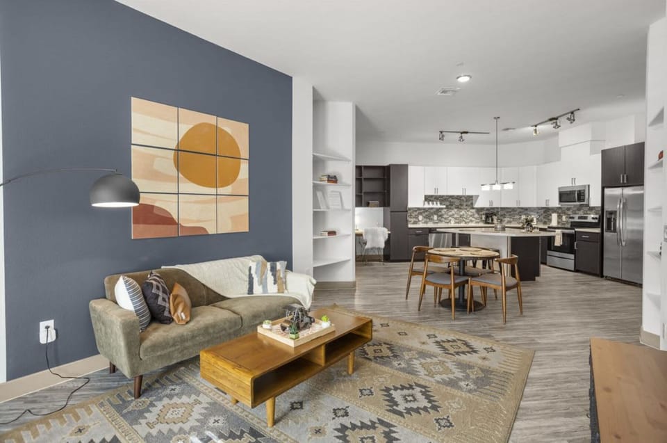 Apartment, 1 Bedroom | Living area | 42-inch TV with digital channels