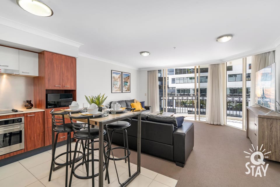 Relax in our living room area just right next to the balcony ✨