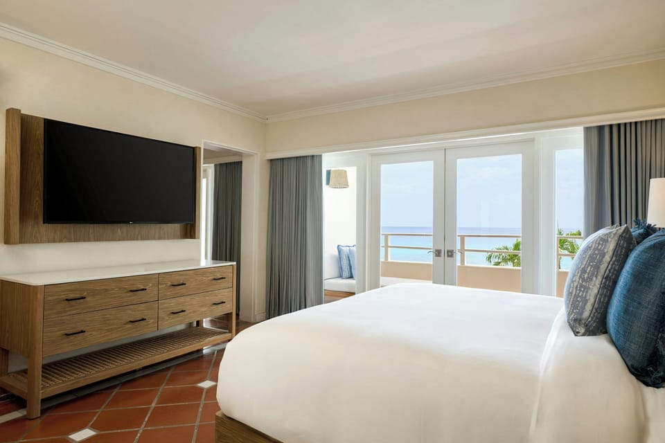 Ocean View, Adults Only, 1 Bedroom Suite | Premium bedding, minibar, in-room safe, desk