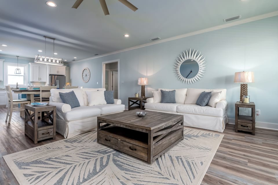 Southern Ties Living Room Dauphin Island Beach House