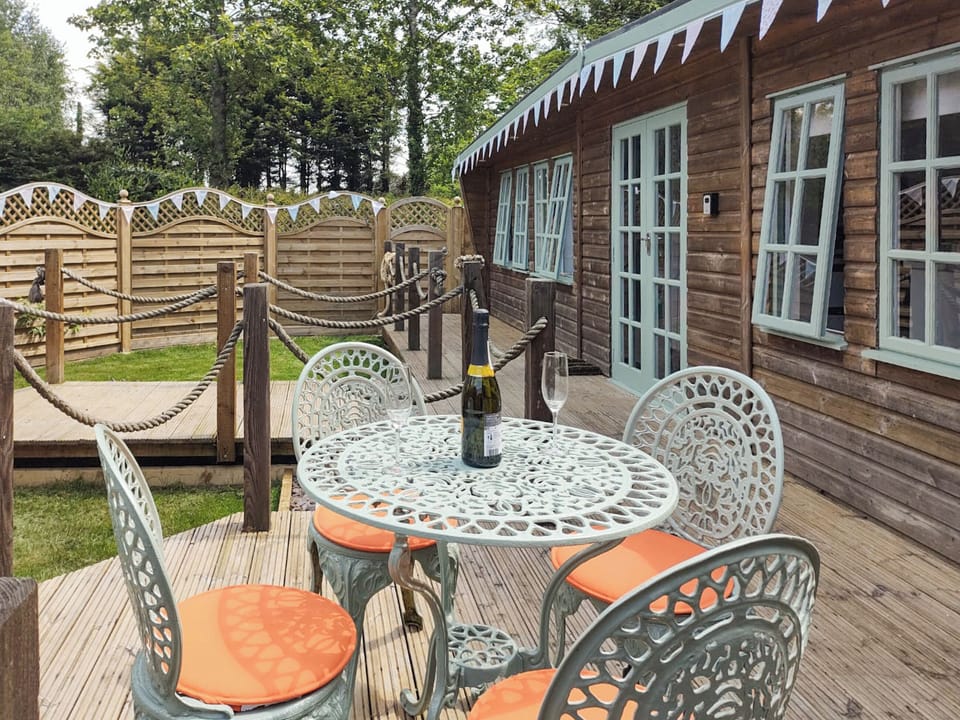 Sitting-out-area | The Haven Lodge, Ashbourne