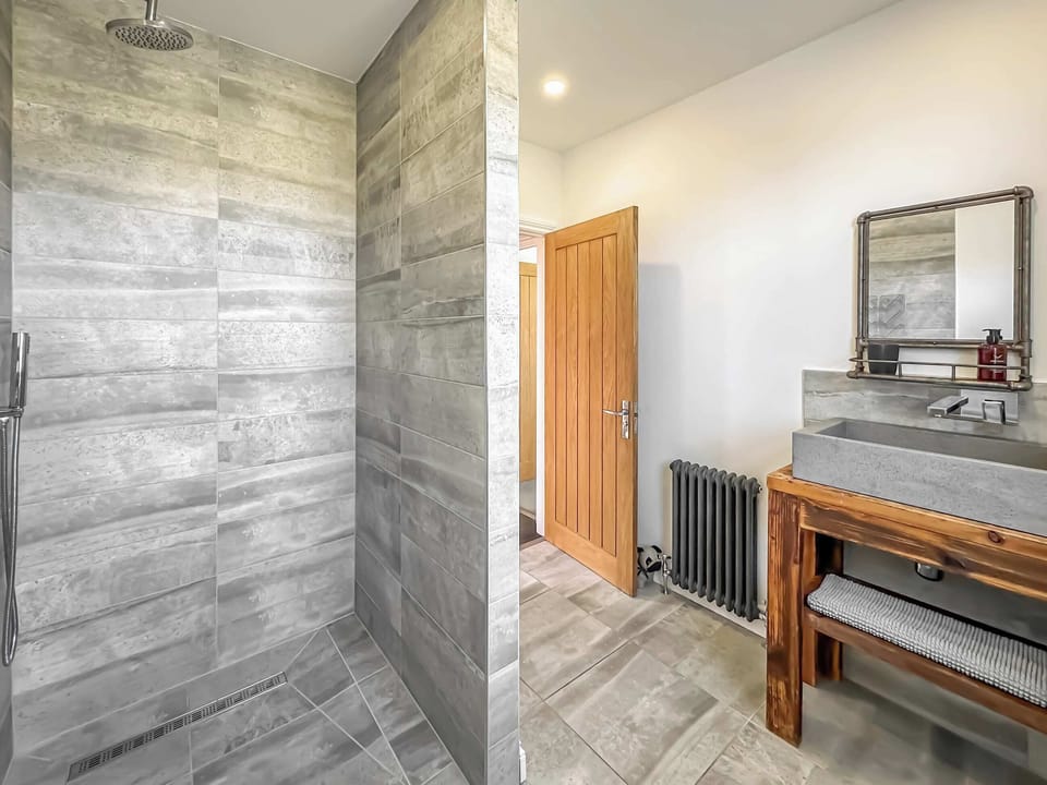 Bathroom | Valhallah Cottage Retreat, South Broomhill, near Amble