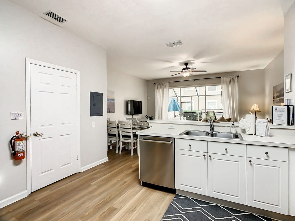 Open-concept kitchen with modern appliances and plenty of natural light.