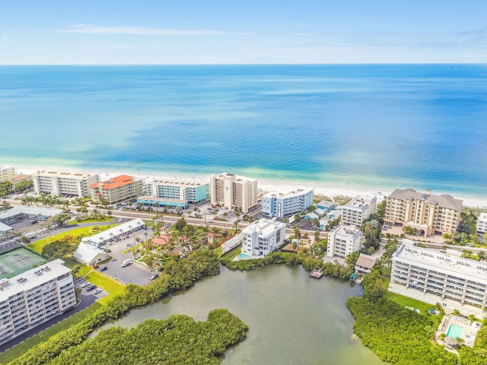 Indian Shores beach and Intracoastal view
