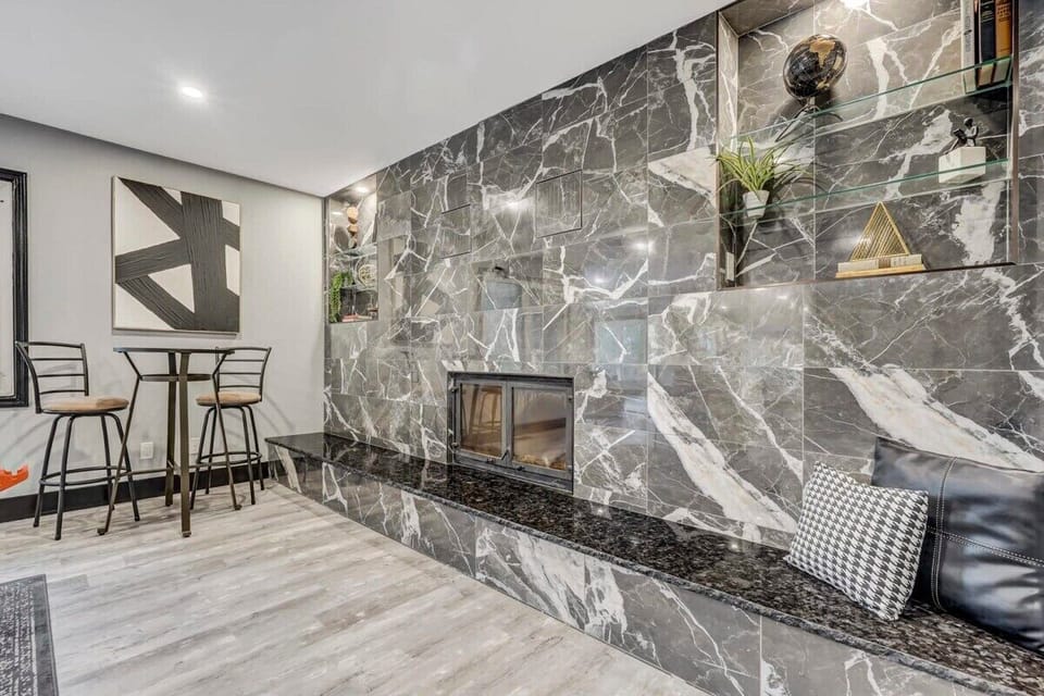 Our Indoor Fireplace Ensures You Stay Cozy and Comfortable, No Matter How Cold the Nights and Days Get. Feel the Warmth!