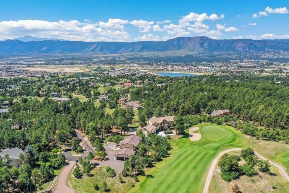 There is a golf course right behind our home, making it serene and absolutely  wonderful!