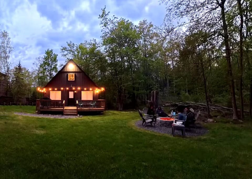 When the sun sets, the magic begins!  Enjoy the cozy night time vibes.