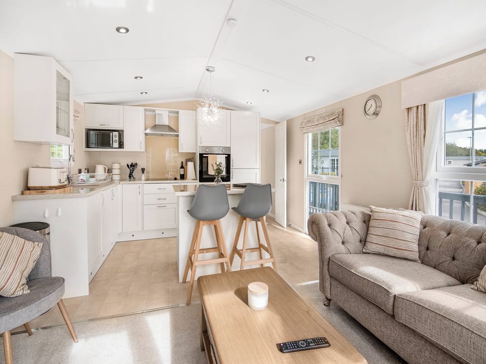 Open plan living space | European Lodge - Lady Edith&rsquo;s Duo, Scarborough