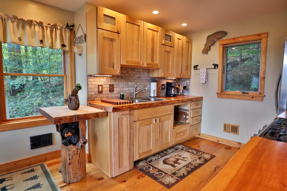 Fully equipped kitchen for all your cooking needs