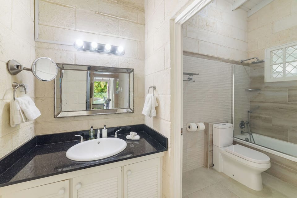 En suite bathroom