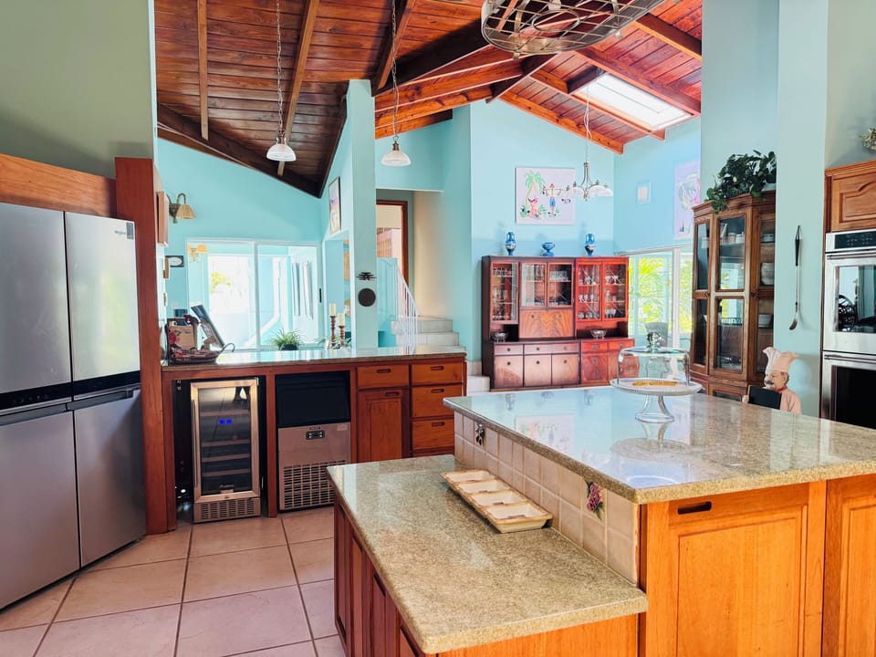 Wine cooler and ice maker  for your convenience
