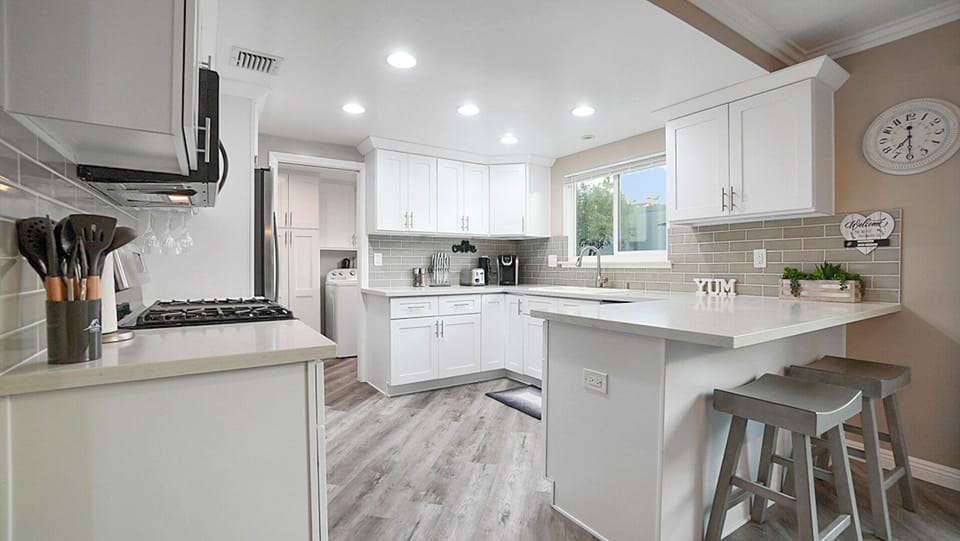Brand new kitchen with Stainless Steel appliances