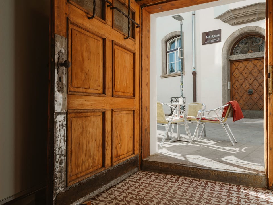 Interior entrance