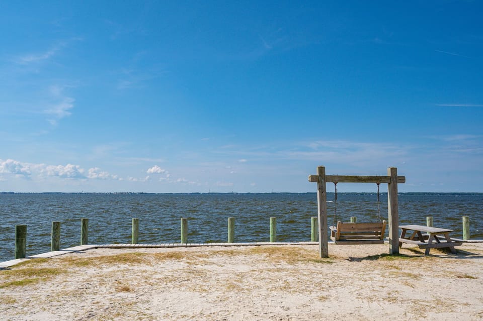 Escape to your peaceful swing by the sea—breezy bliss awaits!