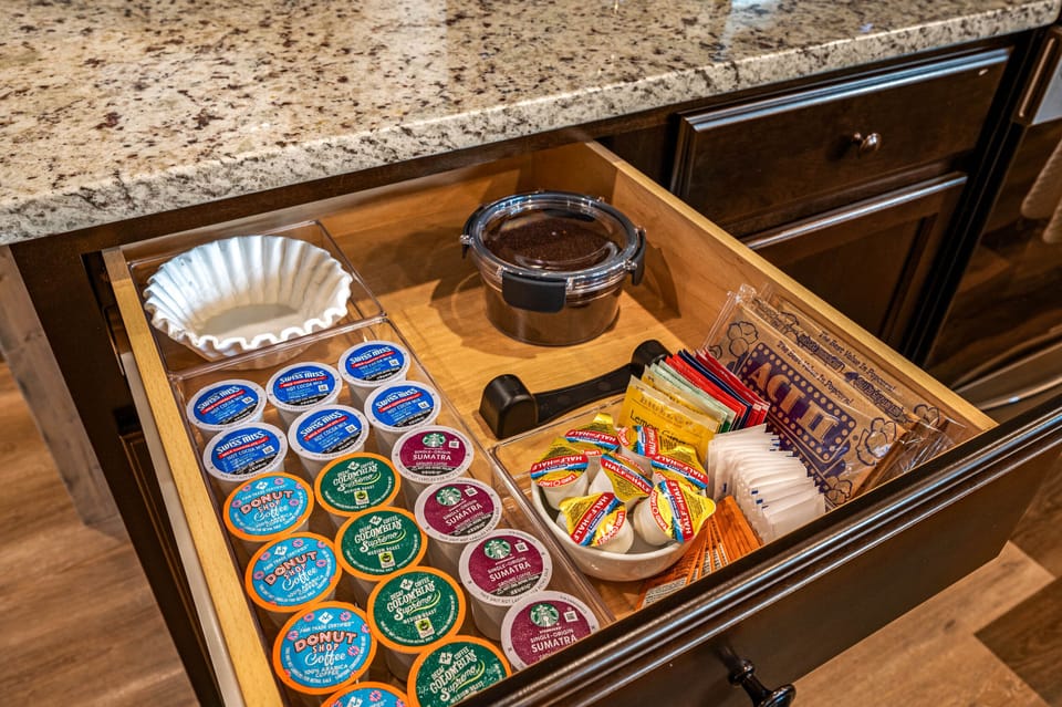 A little coffee bar to get you going! 