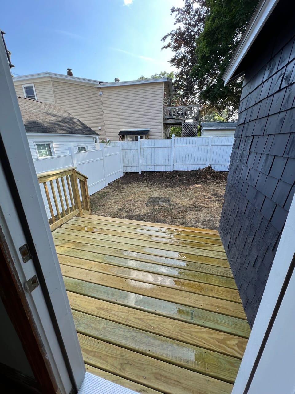 Back deck
