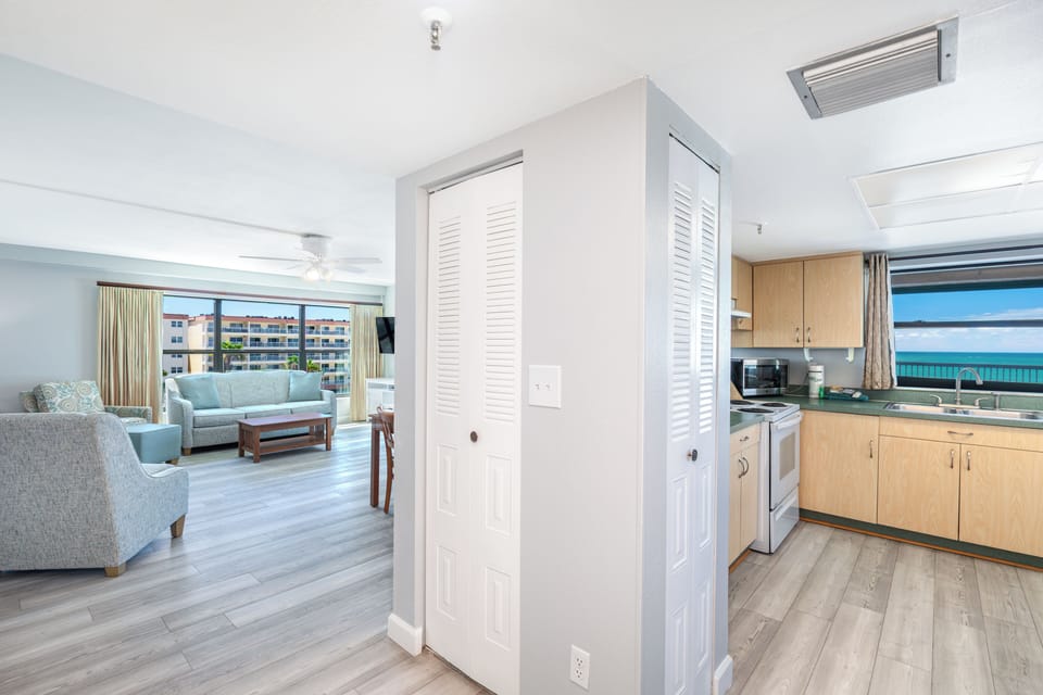 Large Balcony 2 bedroom (AS-C) | Living area | 50-inch flat-screen TV with cable channels, TV