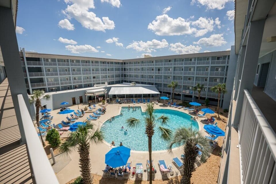 Heated pool in Building #1