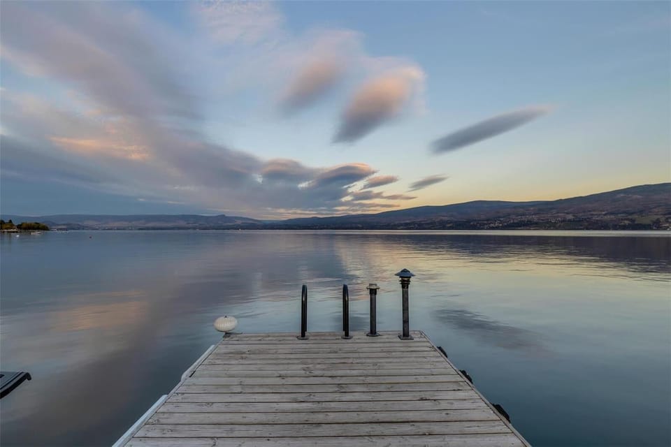 Lake view from end of dock