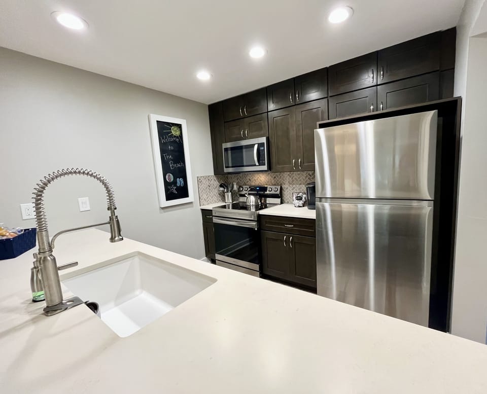 New Appliances, Counter Tops and Cabinets. Stocked With Everything You Need!