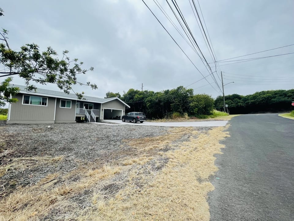 Property is set back from the street, easy to miss from the road