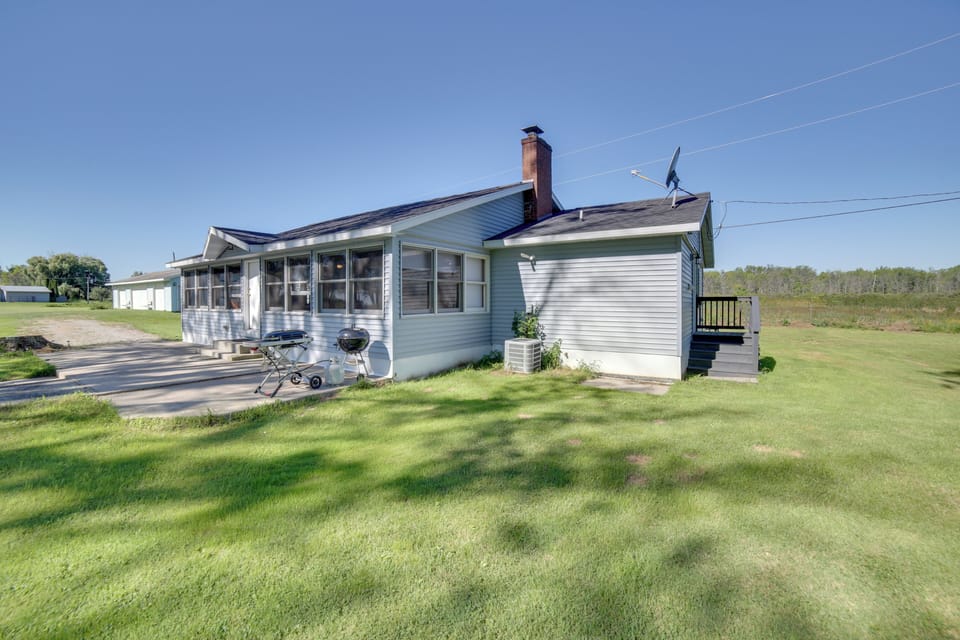 Cottage Exterior | Gas + Charcoal Grills | Pellet Grill & Smoker