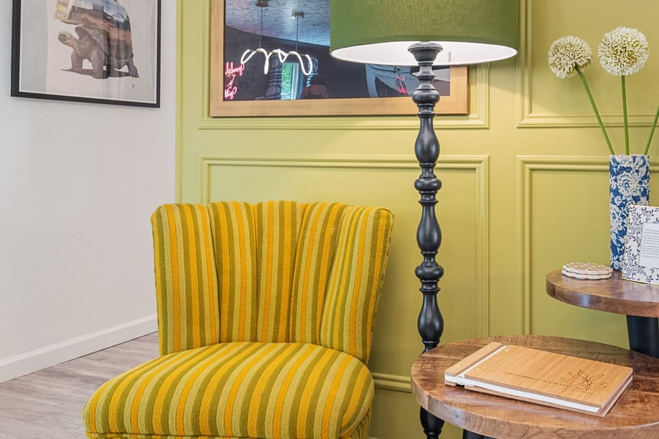 Quiet, colorful place to sip tea and chill!