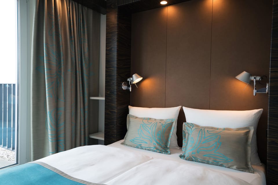 Room (SPECIAL ONE with Balcony) | Egyptian cotton sheets, premium bedding, blackout drapes, soundproofing