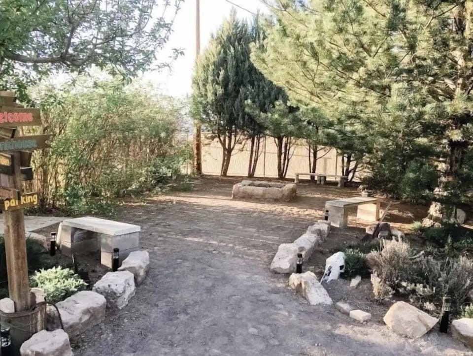 Fire pit area