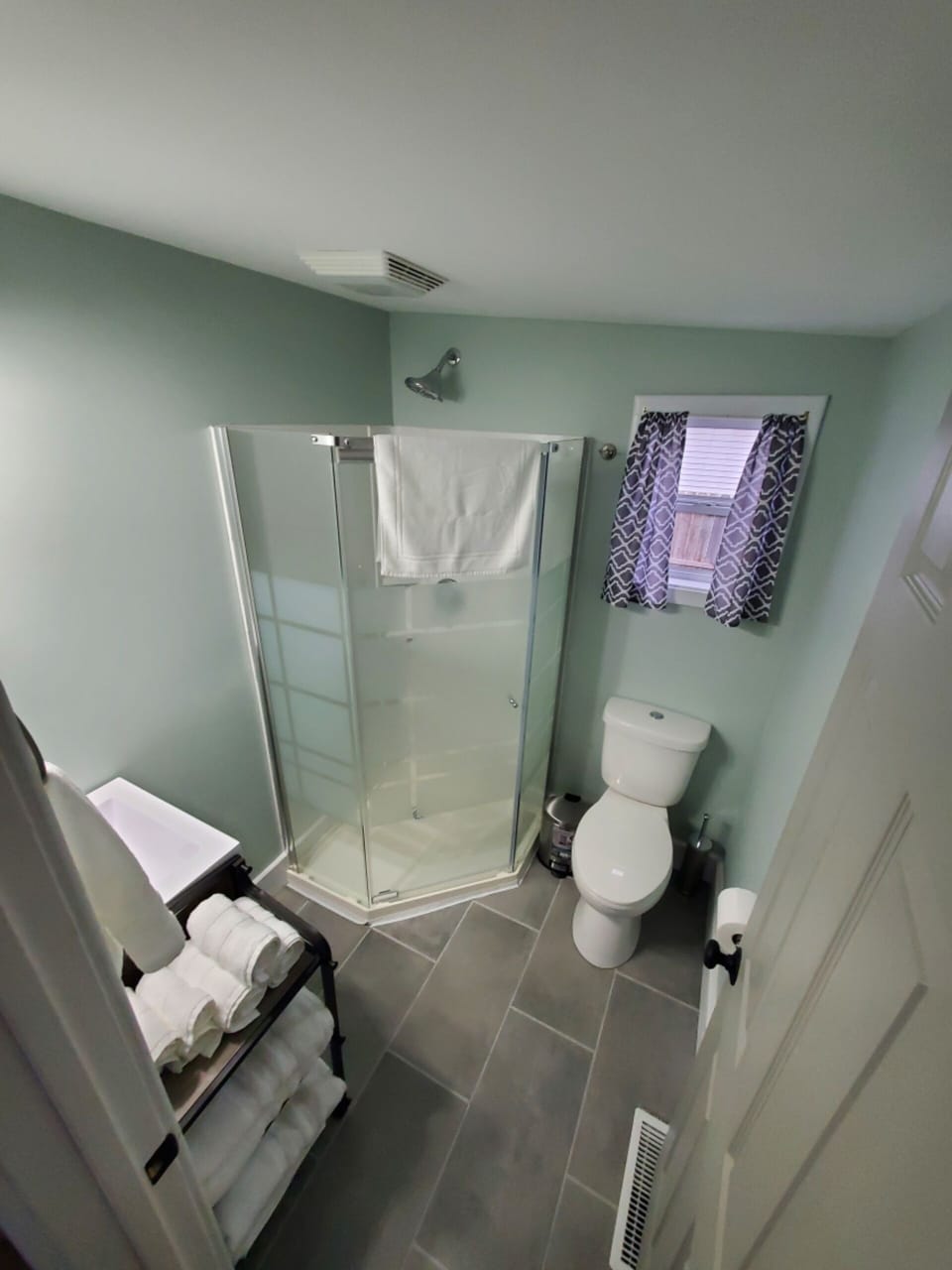 Another downstairs bathroom.  Privately located off back of kitchen. 
