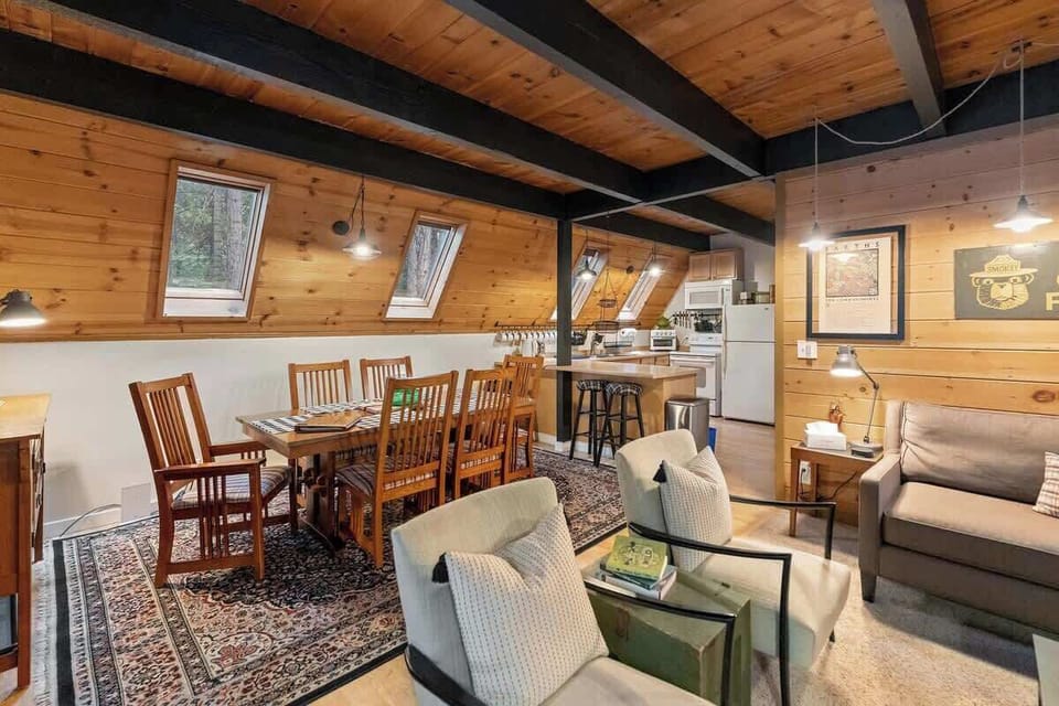 The kitchen and dining area are connected to the main living room which makes it the ultimate place to socialize and have some fun.
