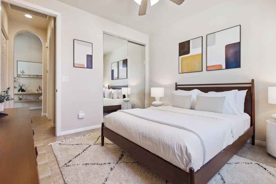 Bright and airy space where guests can relax and recharge in peace.
