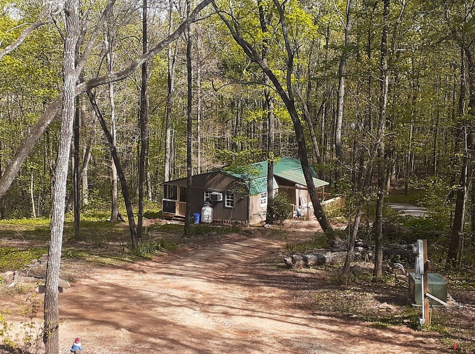 View of cottage from owner's cabin porch.