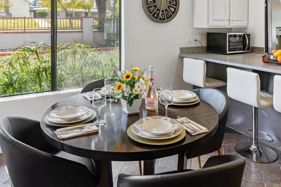 A perfect place to have a family dinner if you are here for a family getaway into our Oasis.