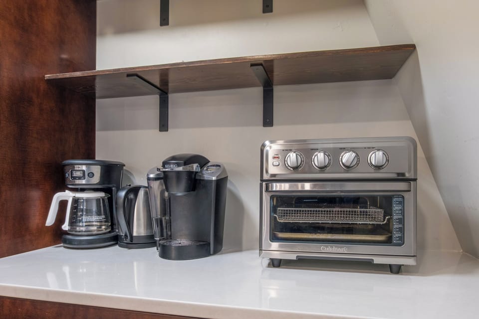 Coffee anyone? We have both regular and keurig coffee machines