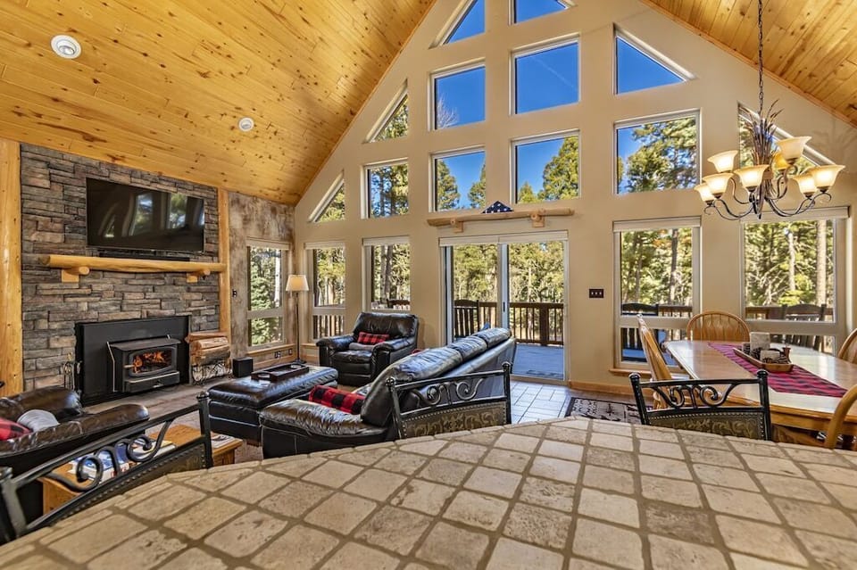 Enjoy the open space with the dining room and living area all in one great room