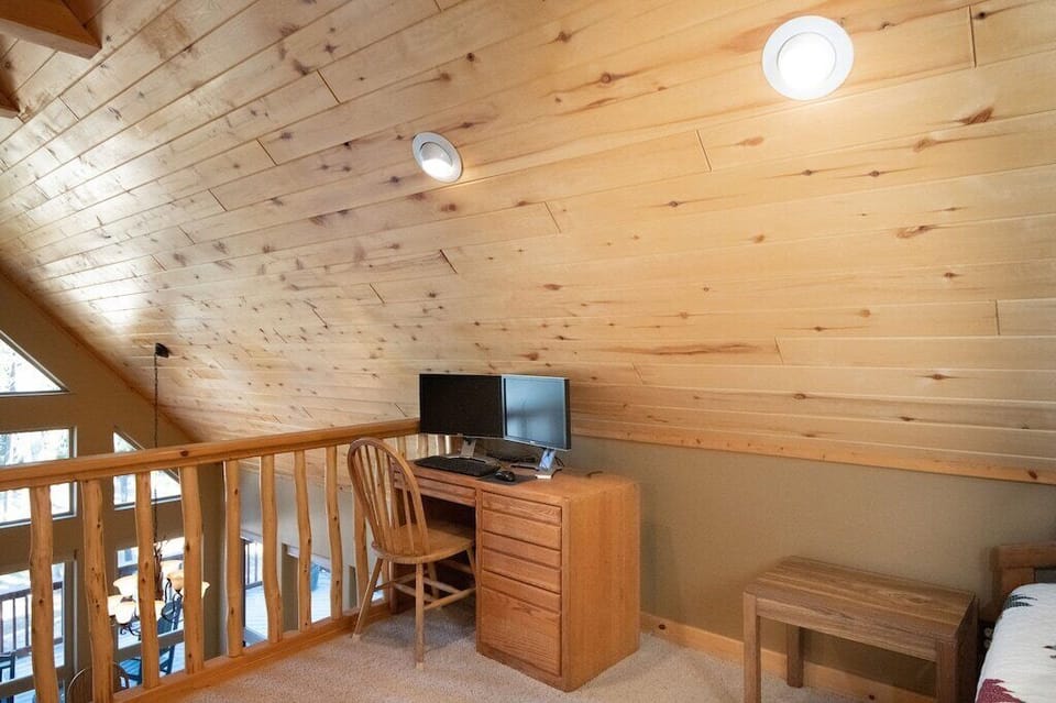 Work remotely (if you have to) in this space in the loft