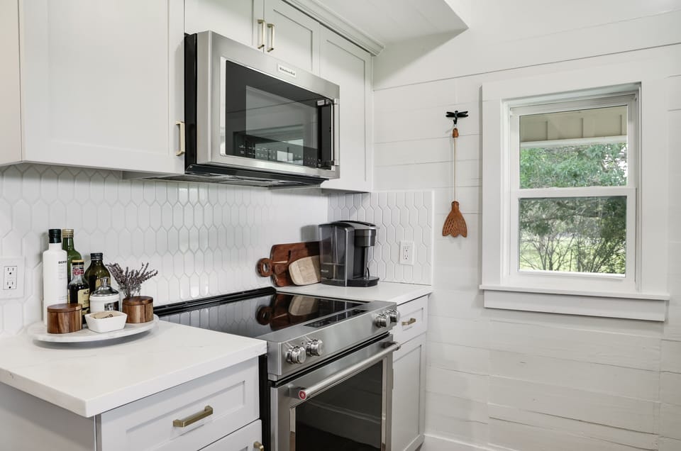 Fully-stocked kitchen