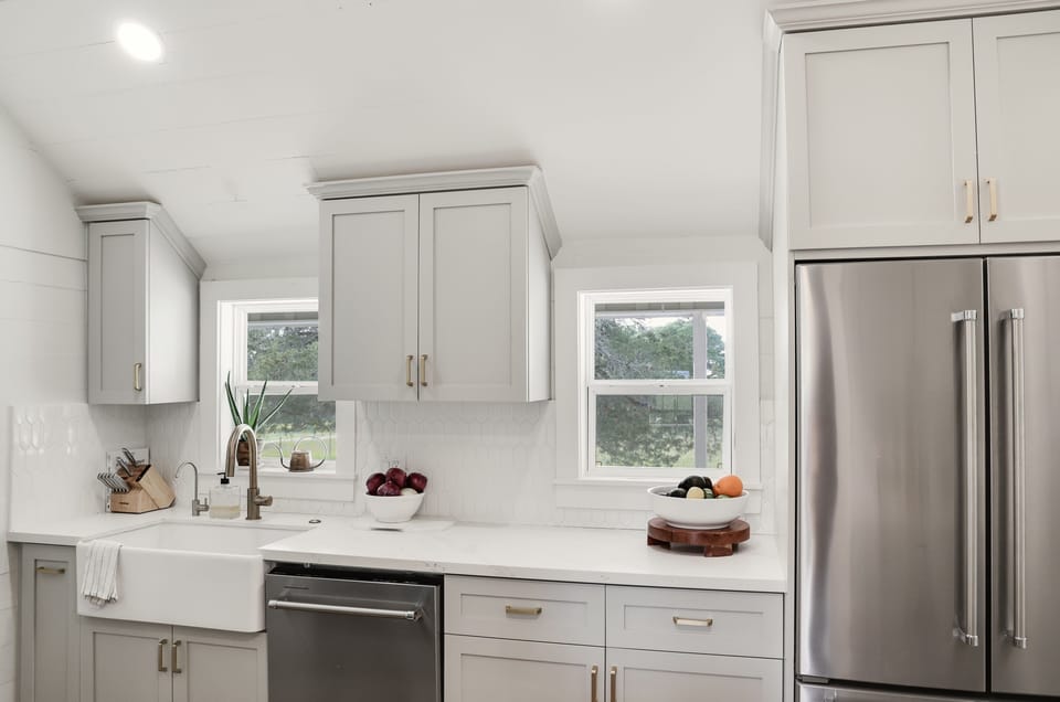 Fully-stocked kitchen