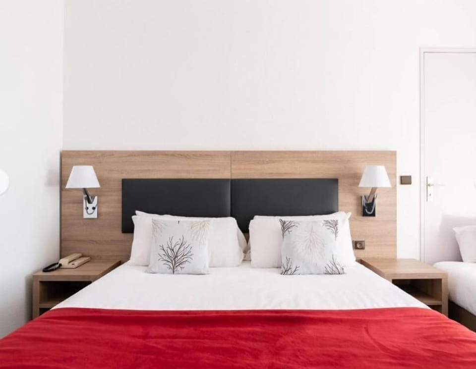 Get a peaceful night sleep in our cozy bedroom.