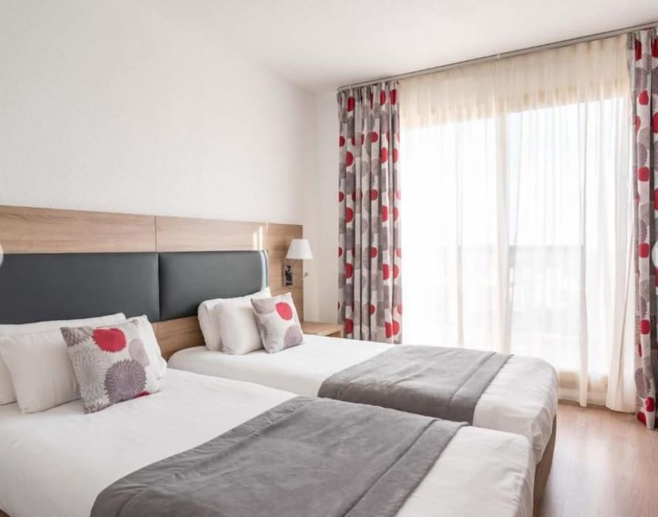 Drift to sleep in a comfortable bed after a wonderful day outside.