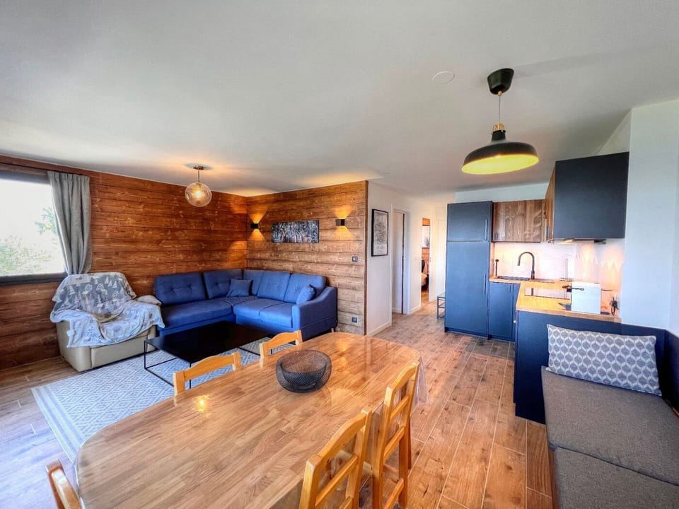 Dining area and kitchen