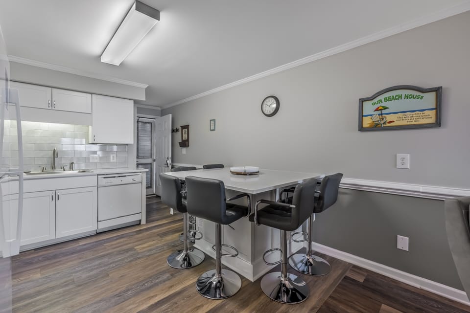 Relax after the beach in a clean, updated oceanfront condo