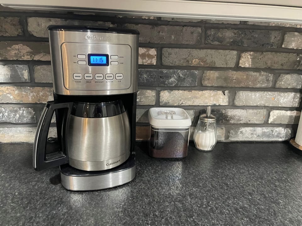 Coffee is provided for 1 pot however bring your own coffee and creamer! 