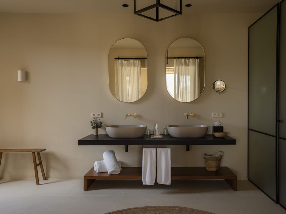 Eco-friendly toiletries, hair dryer, bathrobes, slippers